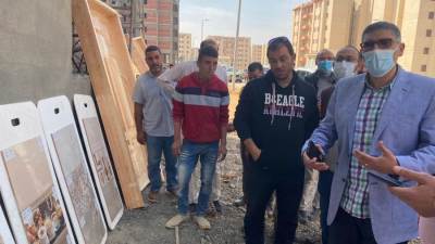 رئيس «6 أكتوبر الجديدة» يتفقد مشروع الإسكان الاجتماعي بمنطقة الـ800 فدان (صور)