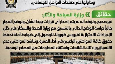 الحكومة توضح حقيقة إعلان الشروط الجديدة المنظمة لموسم العمرة الحالي