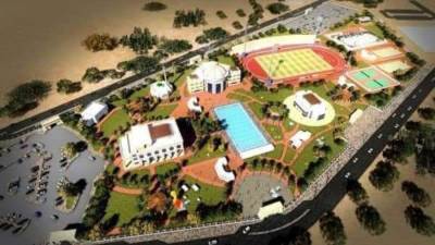 رئيس جهاز بدر يتفقد انشاءات النادي الرياضي الكبير