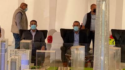 صور .. وفد عراقي يتفقد مشروع العاصمة الإدارية الجديدة