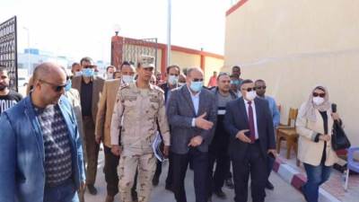 رئيس التنمية الصناعية يتفقد مجمع الصناعات الصغيرة بمنطقة البغدادي