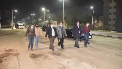 محافظ اسيوط يتفقد رصف المدخل الجنوبي للمدينة (صور)