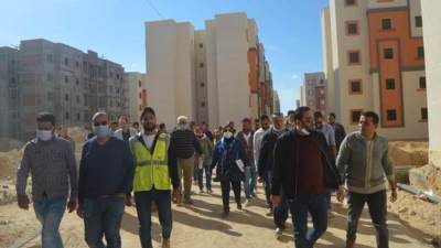 وكيل أول وزارة الإسكان يزور مشروع سكن كل المصريين بالغردقة