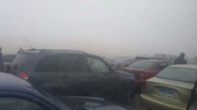 المرور تغلق الطريق الشرقى القديم من بنى سويف لأسيوط بسبب الشبورة