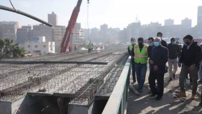 وزير النقل يتابع تقدم أعمال نقل المرافق المتعارضة مع أعمال تطوير الطريق الدائري