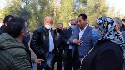 بالصور .. قيادات هيئة المجتمعات يتفقدون مدينة حدائق أكتوبر 