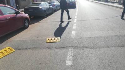 إنشاء مطبات صناعية في «دار مصر» حدائق أكتوبر لمنع السير عكس الاتجاه وتقليل السرعة