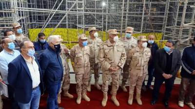 رئيس الهيئة الهندسية للقوات المسلحة يتفقد مشروع مجلس النواب بالعاصمة الإدارية (صور)