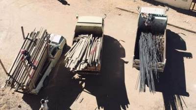 إزالة فورية لزيادة غرف سطح إحدى قطع الأراضي السكنية في «الشروق» (صور)