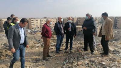 مسئولو «الإسكان» يتفقدون عمارات «بديل العشوائيات» والغلق الآمن لمقلب «السلام» بـ«العبور» (صور)