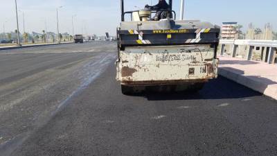 رئيس جهاز دمياط الجديدة يتفقد أعمال رفع كفاءة المدخل الغربي للمدينة