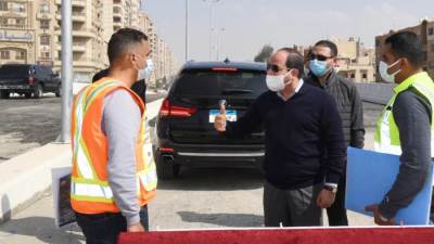 السيسي يوجه بإقامة محور «شينزو آبي» وفق مخطط هندسي وإنشائي يوفر كل الخدمات للمركبات (صور)