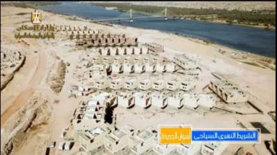 وزير الإسكان: محال ومطاعم ومرسى ومشايات ومقاعد على الممشى النيلى بأسوان الجديدة (صور)
