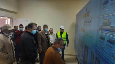 رئيس جهاز مدينة ٦ أكتوبر يتفقد محطة تنقية مياه الشرب التى تخدم المدينة