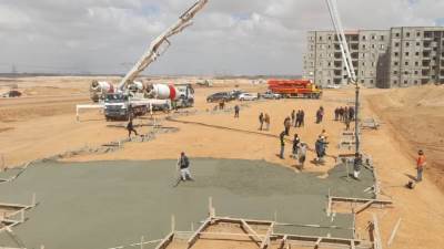 وضع حجر أساس مبنى جهاز مدينة حدائق العاصمة