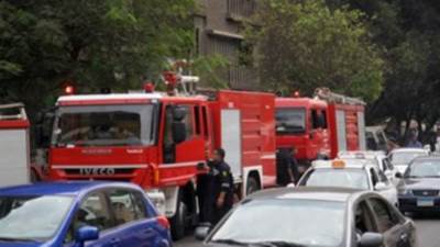 فيديو .. حريق هائل بمصنع ملابس فى مدينة العبور