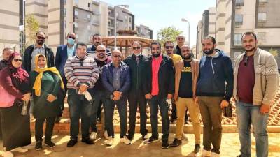 جولة ميدانية لرئيس جهاز اكتوبر الجديدة بمشروع سكن مصر ولقاء مع ساكني المشروع 
