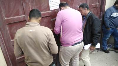 تنفيذ 17  قرار غلق وتشميع ورفع عدادات كهرباء ومياه لمحال وبدرومات مخالفة بدمياط الجديدة