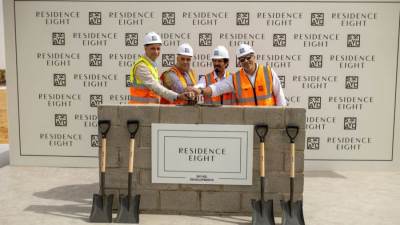 بالصور.. "سكاي أبوظبي" تبدأ بتنفيذ مشروع Residence Eight