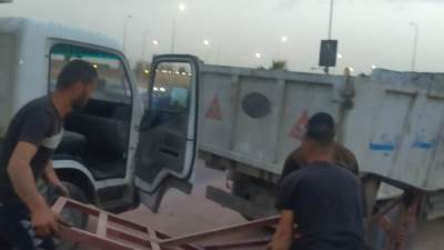 جهاز «القاهرة الجديدة» يزيل مخالفات «لولو ماركت» بالتجمع الأول (صور)