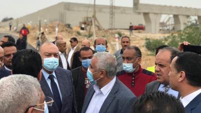 «نقل النواب» تتفقد أعمال تطوير الطرق بمدينة برج العرب الجديدة (صور)