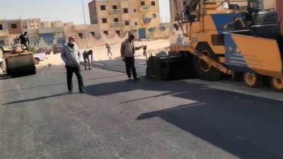 استكمال أعمال رفع كفاءة طرق المنطقة السادسة «ابني بيتك» بـ«أكتوبر الجديدة» (صور)