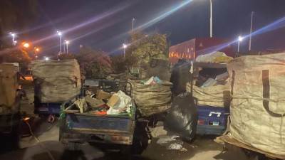 لمنع «النبيشة».. «القاهرة الجديدة» يعلن القبض على 20 تروسيكل (صور)