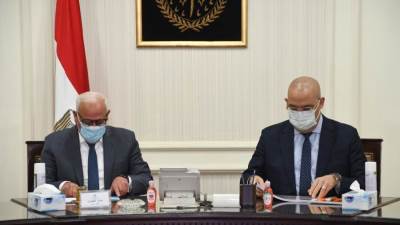 الجزار والغضبان يتابعان المشروعات الجاري تنفيذها في بورسعيد