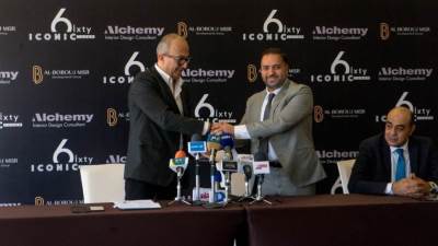 صور|| "البروج مصر" تتعاقد مع "Alchemy" للتصميمات الداخلية بمشروع "6ixty Iconic Tower" في العاصمة الإدارية