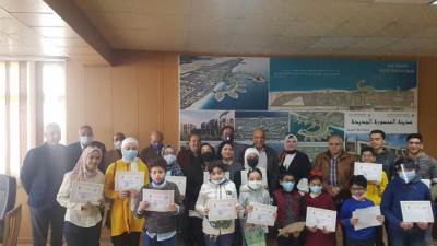 رئيس "دمياط الجديدة" يشهد تكريم الطلاب المتفوقين بمركز الإبداع العلمي