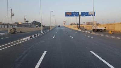 صور|| بدء التشغيل التجريبي للمرحلة الأولى بمحور "الفردوس الحر" في القاهرة