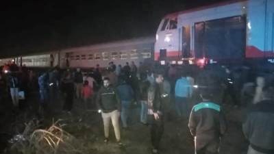 الصحة: إصابة ١٥ مواطناً ولا وفيات فى حادث قطار الشرقية