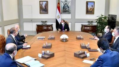 السيسي يتابع نشاط شركة إيني الإيطالية في قطاع الغاز والبترول داخل مصر