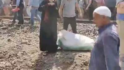 فيديوهات وصور|| 109 مصابًا جراء إنقلاب قطار بين طوخ وبنها 