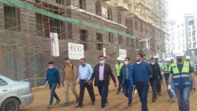 صور|| الشربيني يتفقد سير العمل بـ "جاردن سيتي الجديدة" في العاصمة الإدارية