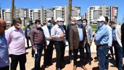 صور|| الجزار يتفقد المشروعات الجاري تنفيذها في "المنصورة الجديدة"