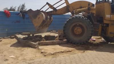 صور|| حملة لإزالة التعديات وضبط المخالفات في 6 أكتوبر