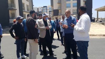 صور|| مسئولو الإسكان يتفقدون مشروعات "المنصورة الجديدة"