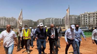 صور|| الجزار يتفقد «جاردن سيتي الجديدة» في العاصمة الإدارية