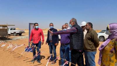 صور|| مسئولو "الإسكان" يتابعون المشروعات الجاري تنفيذها في "أكتوبر الجديدة"