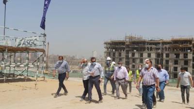 الجزار يتابع الموقف التنفيذى لـ70 عمارة سكنية ومبنى تجارى بمنطقة سور مجرى العيون