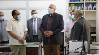 وزير الزراعة يزور الإدارة المركزية لحماية الأراضي ويشيد بجهود قطاعات الوزارة  في خدمة المواطنين خلال إجازة عيد الفطر