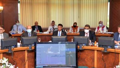 صور|| "القابضة للتأمين" تبحث تطورات منظومة العمل والخطة الاستثمارية