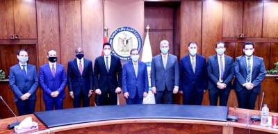 مباحثات مع وفد بيكر هيوز العالمية في تصميم وتنفيذ المشروعات البترولية