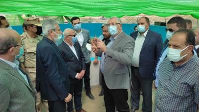 القصير و الغضبان يتفقدان اللمسات النهائية لإنشاءات مشروعات الثروة السمكية