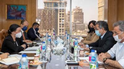 العناني و فؤاد يعقدان اجتماعاً لدعم الترويج بحملة ايكو ايچيبت للسياحة البيئية 