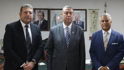 وفد غرفة التطوير العقارى يلتقى السفير الفلسطينى بالقاهرة لبحث "أعمار غزة"