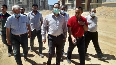 رئيس جهاز الشروق يتفقد 1176  وحدة  سكنية بمشروع JANNA بمركز خدمات المدينة 2