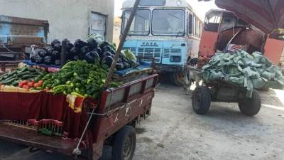 حملة لإزالة الاشغالات بمدينة دمياط الجديدة «صور»