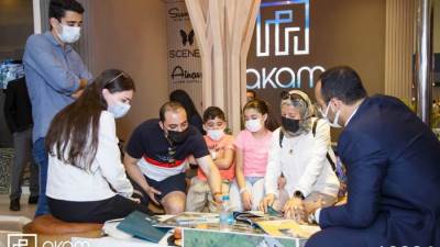 إقبال كبير من العملاء على مشروع " scene7  " لشركة اكام بمعرض نيكست موف 